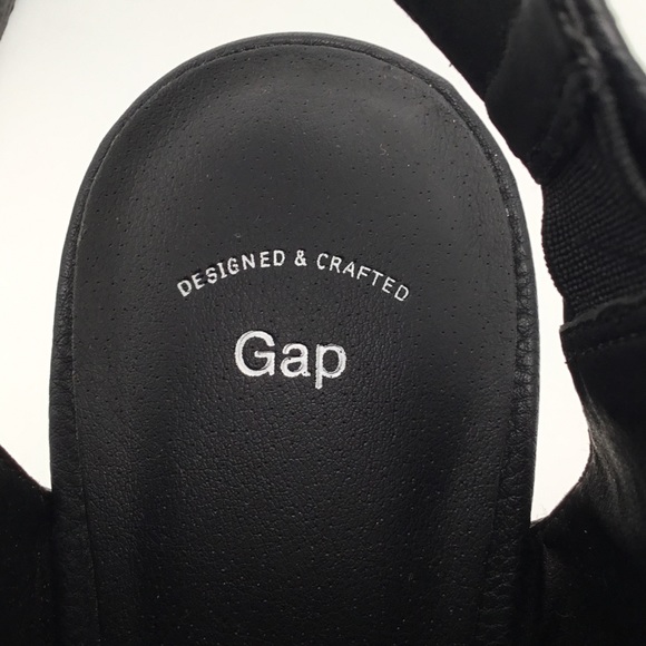 NWOB GAP Peep-Toe Booties Stack Block Heels - Picture 7 of 12